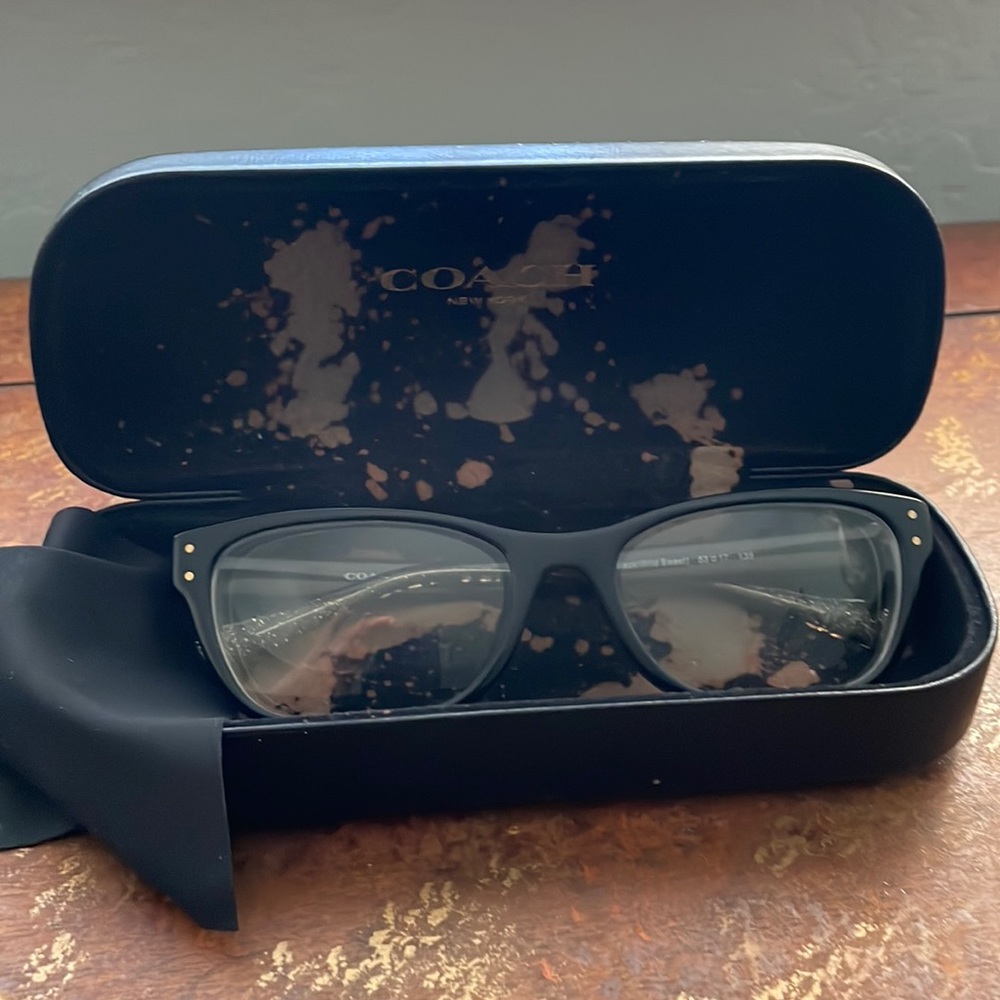 Coach prescription glasses (comes with old prescription transitions lenses)